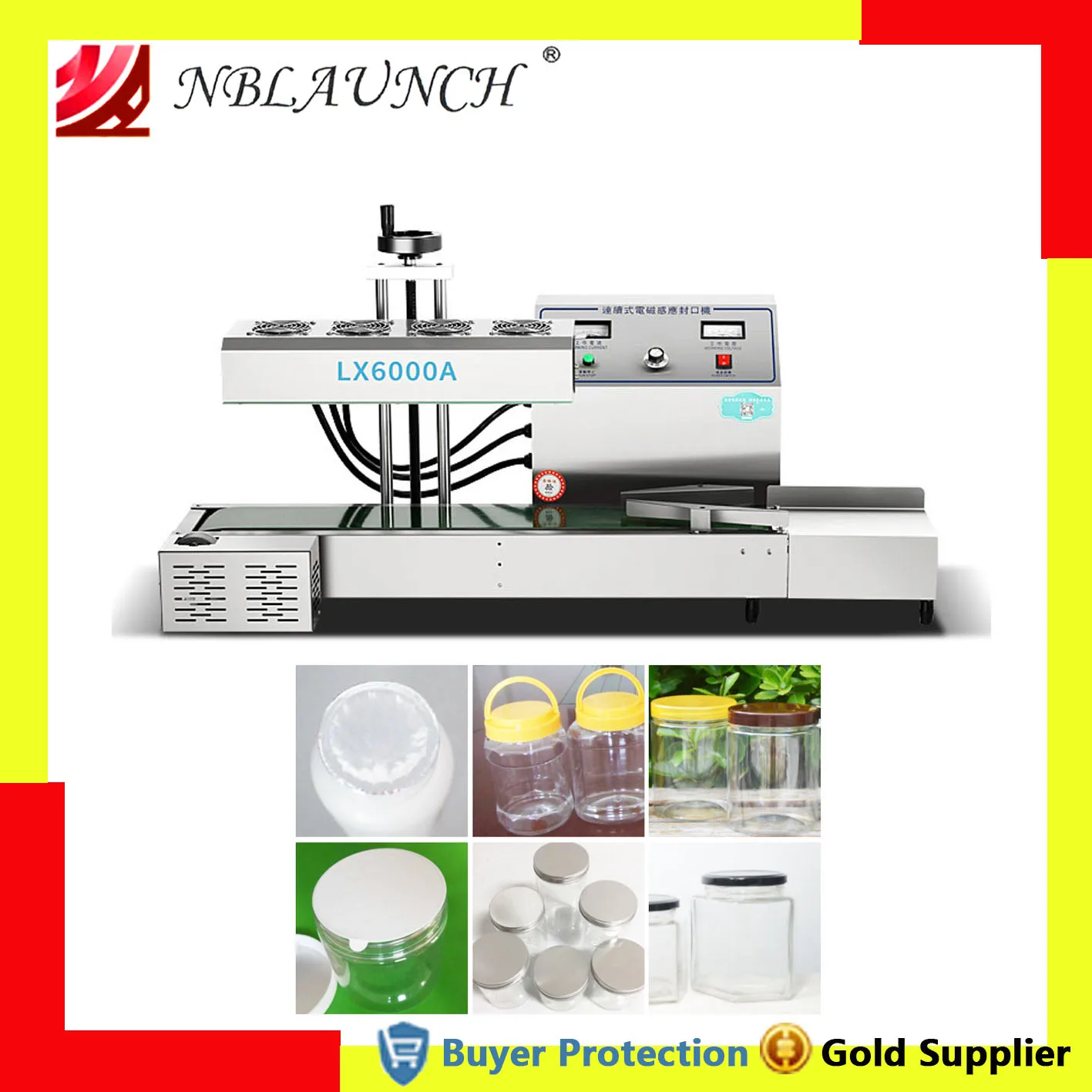 Continuous Induction Aluminum Foil Sealing Machine Auto