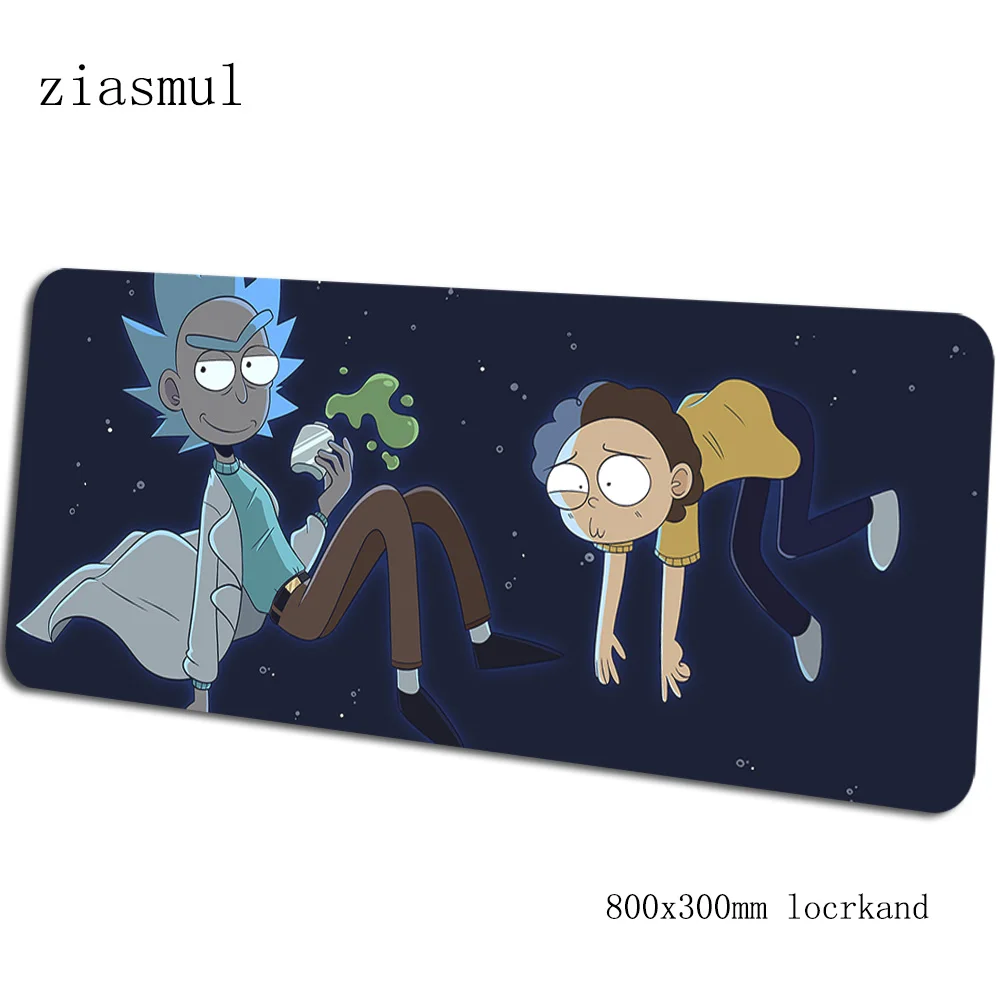 Игровой коврик для мыши rick and marty padmouse 80x30 см, Kawaii, большой коврик для мыши, геймерский компьютерный стол, xl, коврик для мыши, notbook, pc - Цвет: pattern 1