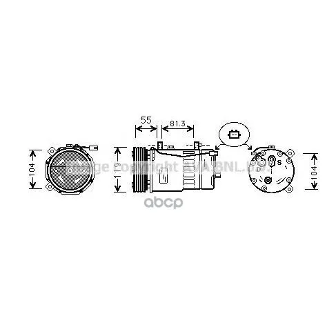 Компрессор Кондиционера Ava арт. AIAK001