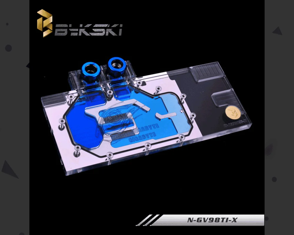 Bykski N-GV98TI-X, полное покрытие Графика карты водяного охлаждения блока для Gigabyte GV-N980TiG1 Gaming-6GD5/GV-N980Ti WF3OC-6GD5