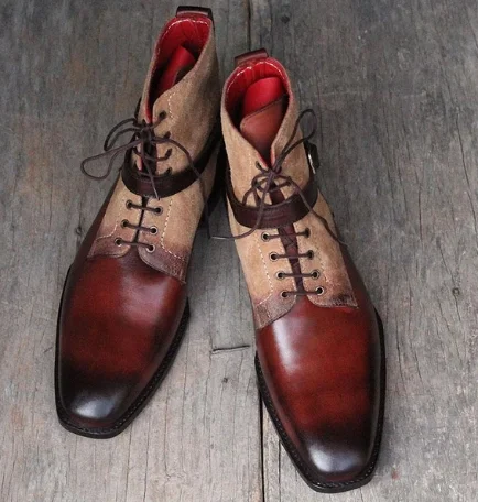 

Men Leather Shoes high heel Casual Oxford Shoes Dress Shoes Brogue Shoes Winter Ankle Boots Vintage Classic Male Casual D370