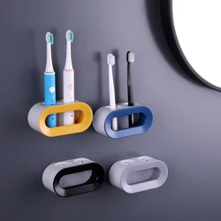 Double Hole Electric Toothbrush Holder Rack Punch-free  Storage  Hanger Bathroom Accessories Organizer