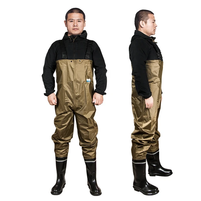 Nylon Fishing Waders Light Weight Beginner Outdoor Waterproof Suit Adult  Men Women Summer Lure Fish Overalls Pants Brown Green - AliExpress