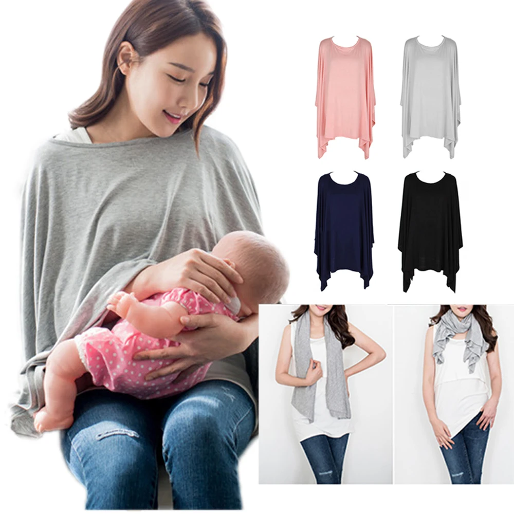 

Breastfeeding Cover Breathable Maternity Privacy Apron Soft Outdoor Baby Feeding Nursing Cover Scarf Shawl