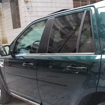 

Stainless Steel Exterior Car Window Edge Decoration Strips Trim 4pcs For Land Rover Freelander 2 2008-2016