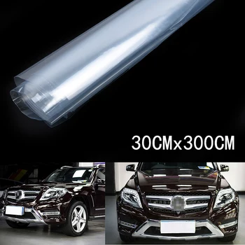 

Clear Film Vinyl Bumper Hood Door Edge Paint Car Protective Sticker 300*30cm