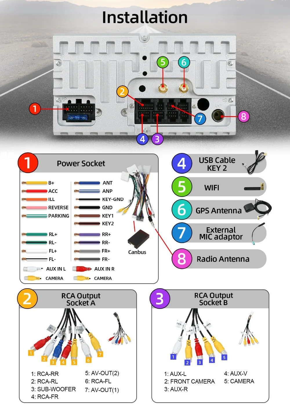 Flash Deal HD Octa 8 Core 2 din car radio GPS Android 9.0 Car DVD Player For Toyota RAV4 RAV 4 2013 2014 2015 2016 radio cassette recorder 26