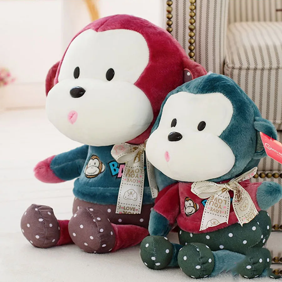 Розовые большие мини большие зеленые Плюшевые игрушки Куклы Kawaii игрушки для животных мягкие игрушки обезьяна плюшевая/нано кукла PP хлопок CC50MR