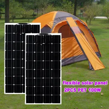 

200W 100 Watt Semi Flexible Solar Panel China, Solarcity Solar Panel Prices 12v 24v