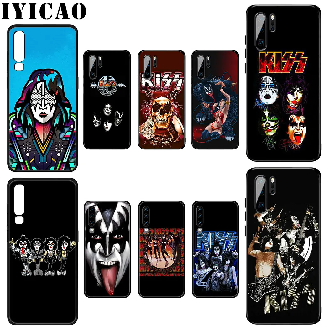 KISS Band Cool Soft Silicone Case for Huawei P Smart Z Plus 2019 P30 P20 P10 Lite Pro Phone Cover |
