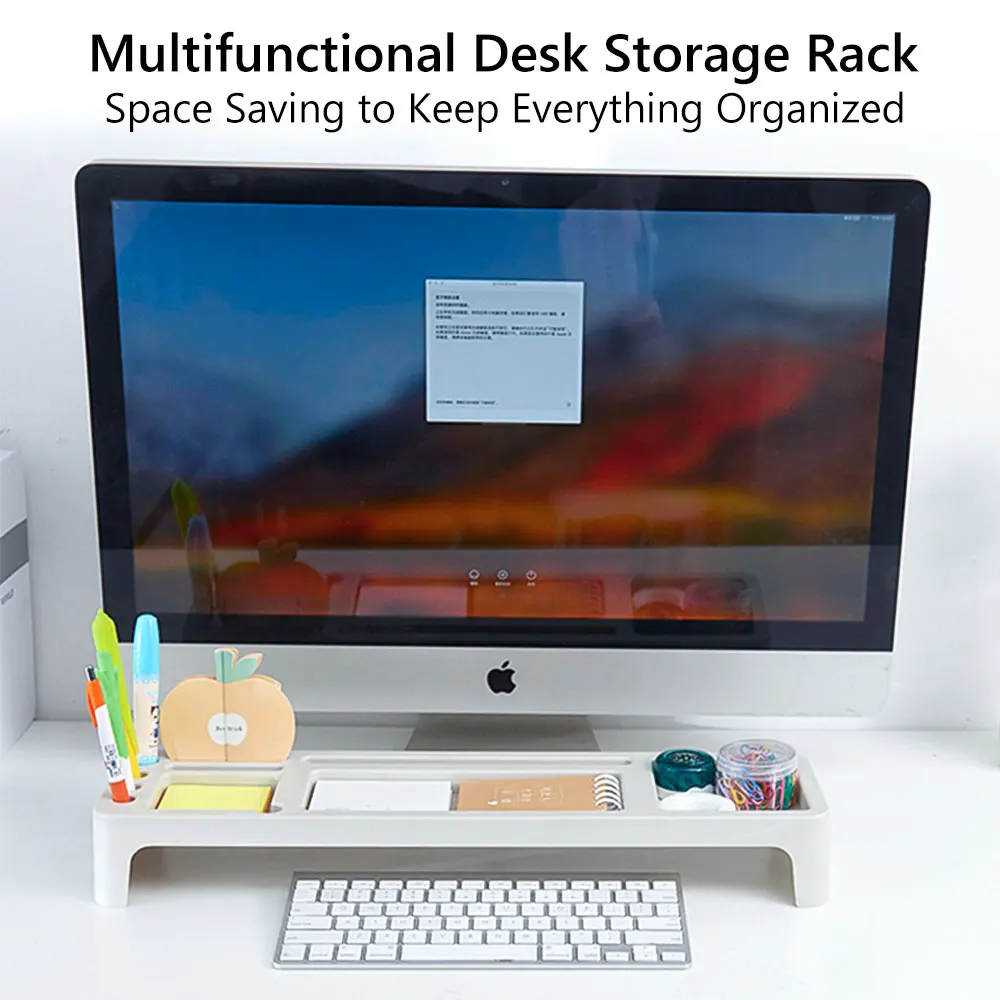 Настольная полка для хранения Настольный стеллаж офисного стола организатор