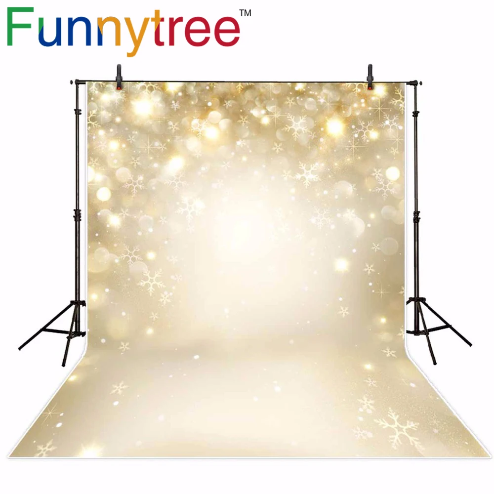 Funnytree glitter backdrops photography sparkling golden christmas Shine bokeh photocall fond studio photo background polyester Funnytree glitter backdrops photography sparkling golden christmas Shine bokeh photocall fond studio photo background polyester