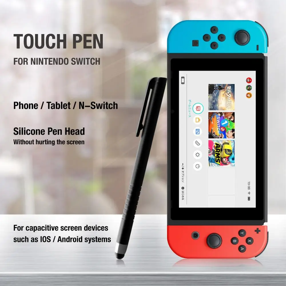Lotto 40 Pennine Capacitive Per Touch Screen - Stilo Universali Per IPhone, IPad, Tablet, 10 Colori, Alluminio, Con Clip