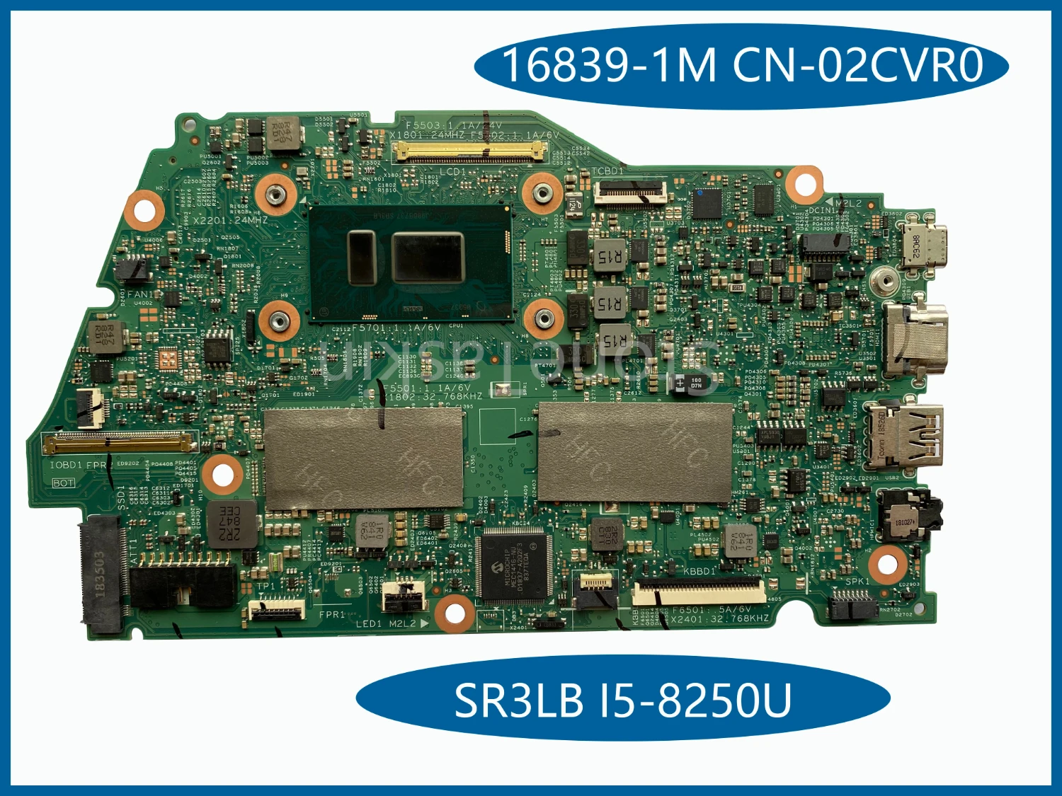 Высокое качество 16839-1 м 2CVR0 для Dell Inspiron 7370 7373 материнская плата ноутбука CN-02CVR0 SR3LB