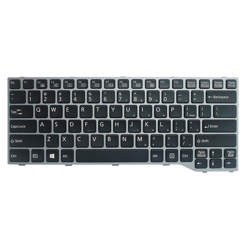 QH новая английская клавиатура для ноутбука Fujitsu Lifebook E733 E734 E743 E744 E544 E736 E746