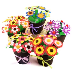 Pot de fleurs pour enfants, jouets artisanaux, plante en Pot, bricolage, apprentissage de la maternelle, jouets éducatifs, outils d'enseignement Montessori 