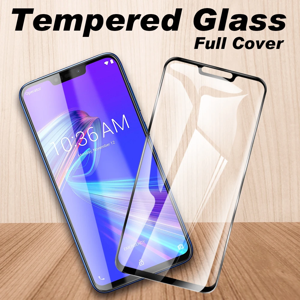 Полное покрытие из закаленного стекла для Asus ZenFone Max Pro Plus Shot M1 M2 ZB634KL ZB633KL ZB631KL ZB602KL
