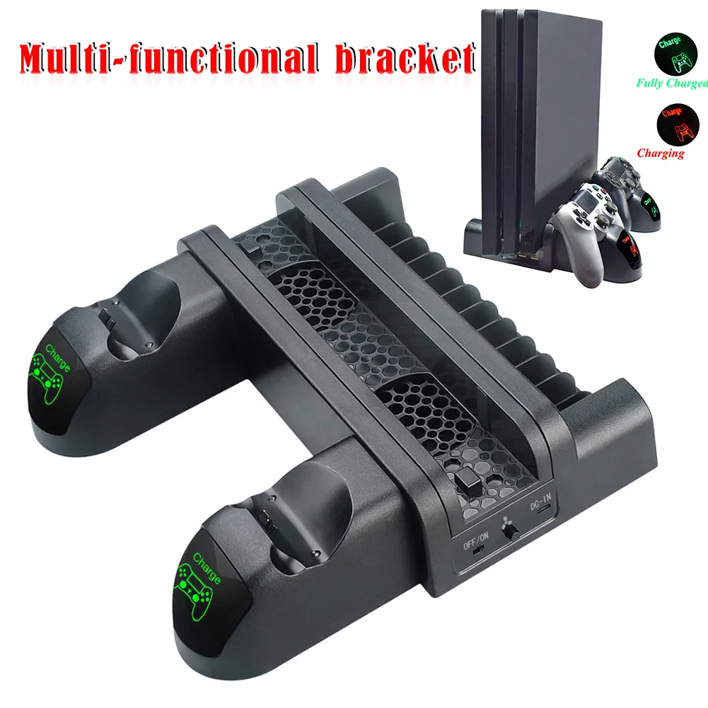 

Vertical Cooling Stand Compatible for PS4/ PS4 Slim/ PS4 Pro Charger with LED Indicators ING-SHIPPING