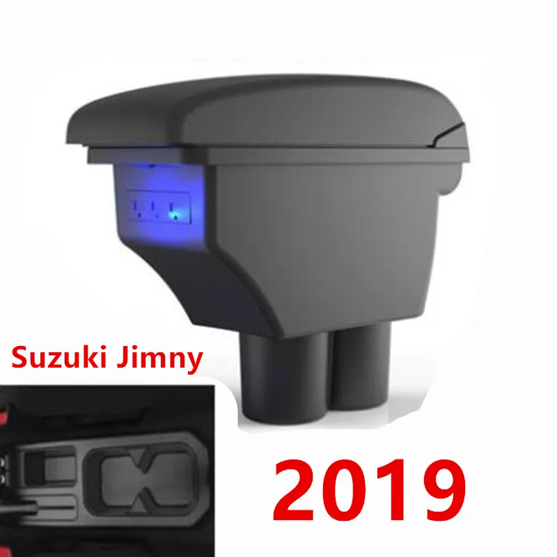 

For 2019 Suzuki Jimny armrest box central Store content Storage box