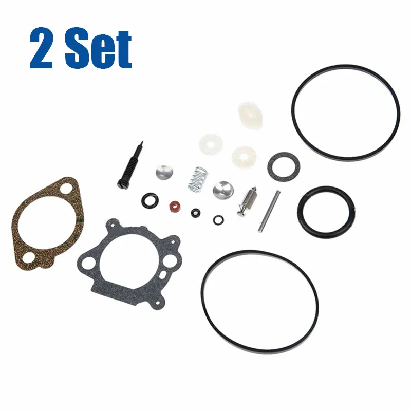 2 компл. Карбюратор Ремонтный комплект для BRIGGS& STRATTON 492495 493762 части газонокосилки
