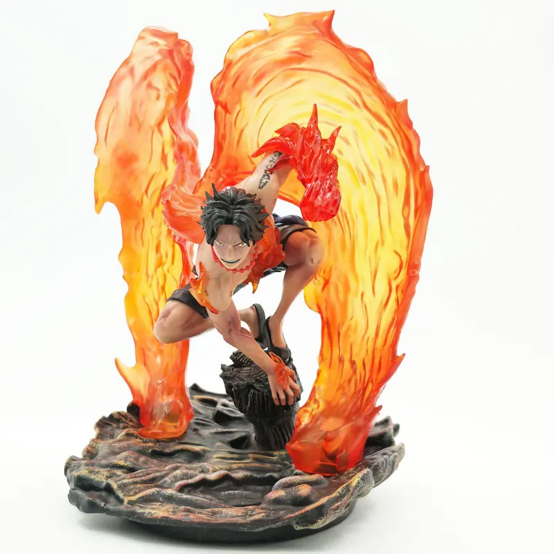 Экшн фигурка One Piece GK Portgas D Ace из ПВХ 28 см аниме модель коллекция белой бороды KO Toy