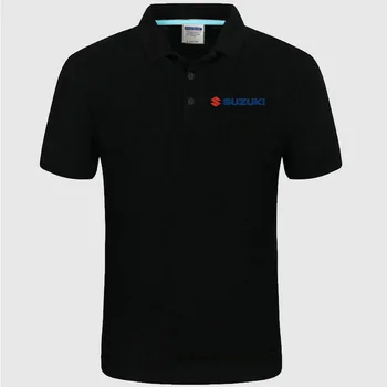 

New Polo Shirt for Suzuki logo Cotton Polo shirt Short Sleeve High Quantity polo shirts q