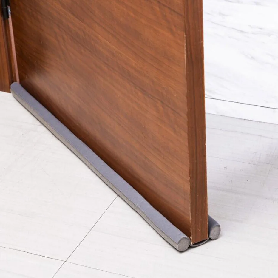 Door Bottoom Seal Strip Flexible Wind Noise Reduction Stopper Under Door Sealing Blocker Door Weatherstrip Pest Control