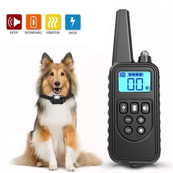 

Dog Training Transmitter Remote Controller 800 Meters Range Rechargeable 1-99 Vibration for Small Medium Large Dogs