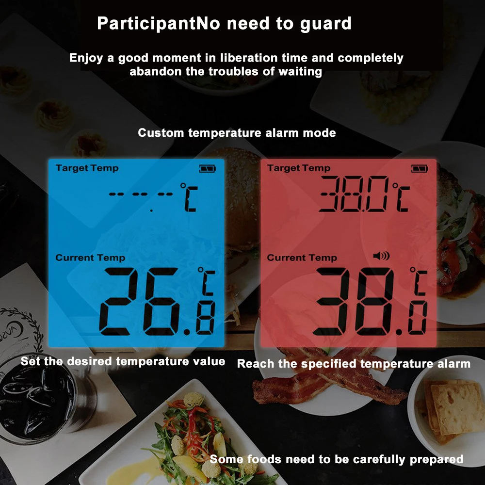 Kitchen BBQ Thermometer Electronic Temperture Measure For Cooking Food Stainless Steel Probe Meat Oven Thermometer Kitchen Tool