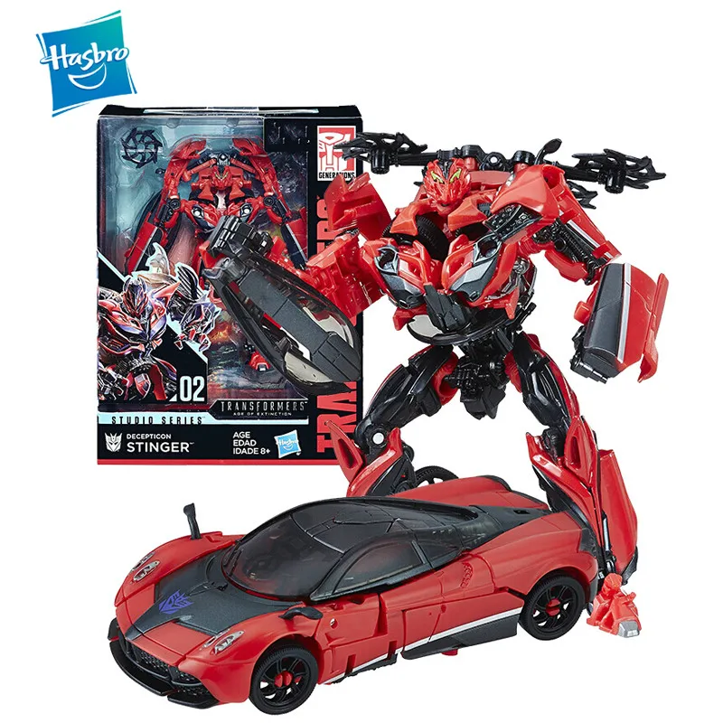 Фигурка трансформера Hasbro Transformer Studio Series 02 фигурка героя из фильма Deluxe Class 3 Stinger