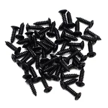 

50Pcs Guitar Pickguard Screws With Box For ST Electric Guitar Bass Metal Pick Guard Scratchplate Screws Bolts Set Accessories