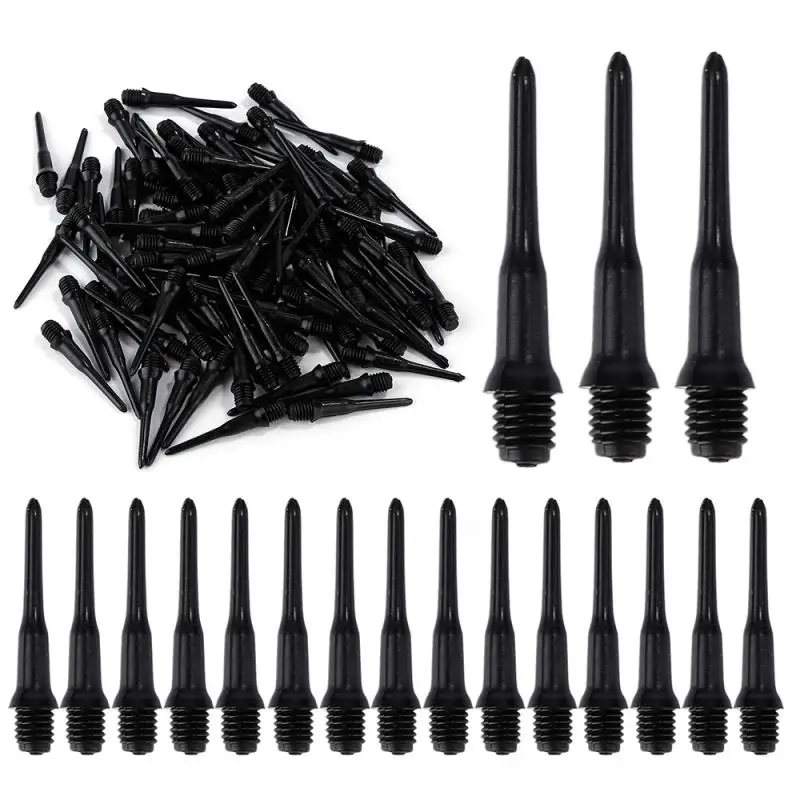 

Electronic Dart Black Durable Soft Dart Tip Points Needle Replacement Set 100PCS