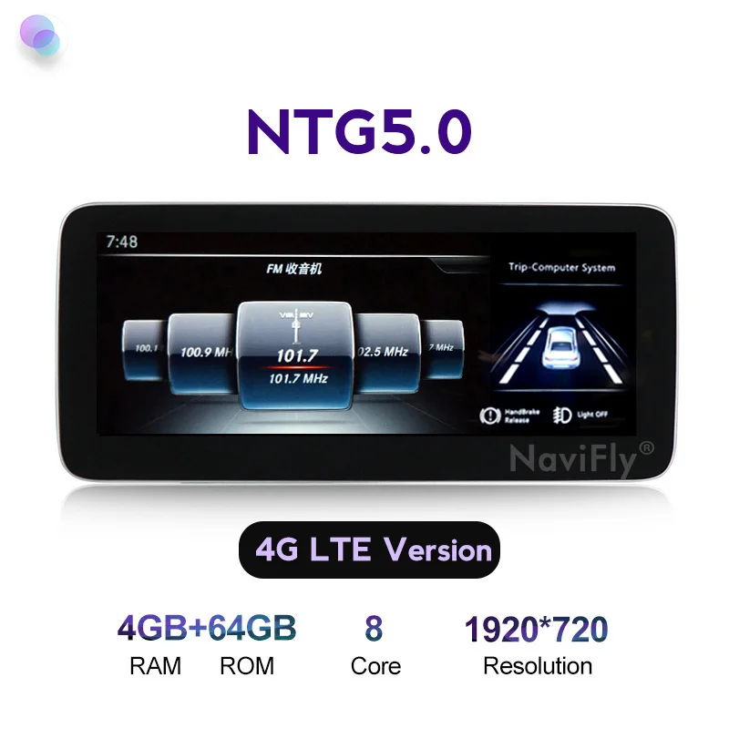 10,2" ips экран 1920*720 4G ram 64G rom Android 9,0 автомобильный dvd-плеер для Mercedes Benz B класс W246 2013 - Цвет: 4G-64G-8 Core-4G LTE