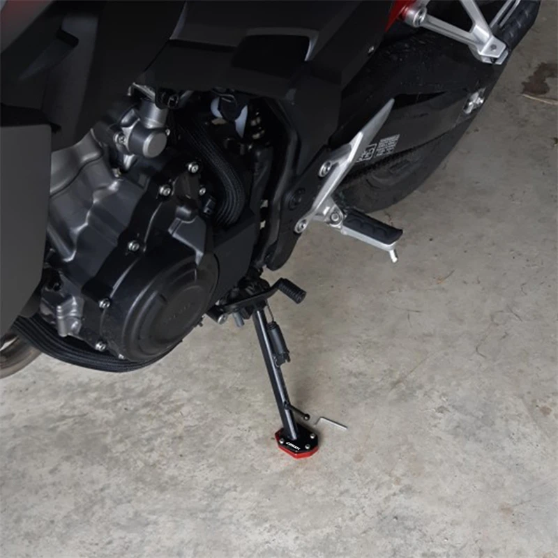 Motorcycle CNC Kickstand Foot Side Stand Extension Pad Support Plate