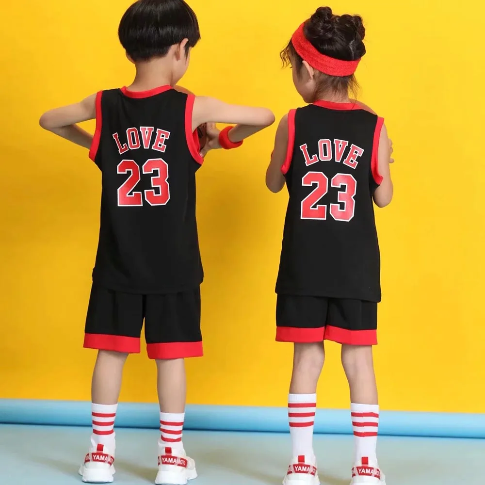 kids basketball jersey sports Clothes Children Blank Basketball Sets jersey Boys and girls Training Basketball clothes