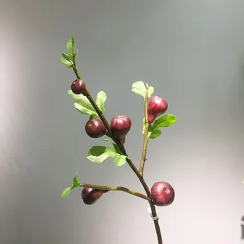

First-Hand Source Good Goods Living Room Entrance Table Decoration Imitation Flowers Artificial Berry with Leaves Fig