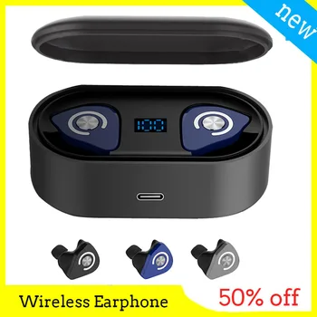 

TWS True Wireless Earphone Bluetooth 5.0 waterproof Sports Running Headset Stereo HiFi Bass Earbuds M9 for iPhone Xiaomi Huawei