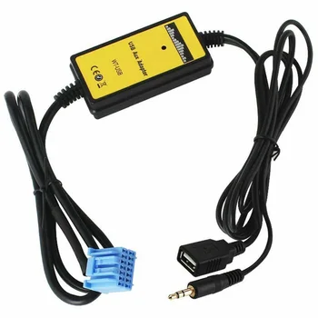 

MP3 1 * Aux USB Adapter 3.5mm Plug And Play Accessories Car Auxiliary CD Auto Changer