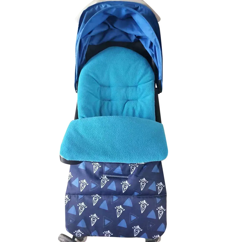 Универсальный подножек для малышей, удобный фартук для ног, лайнер для коляски, прогулочная коляска, ветрозащитная теплая хлопковая Подушка для сна