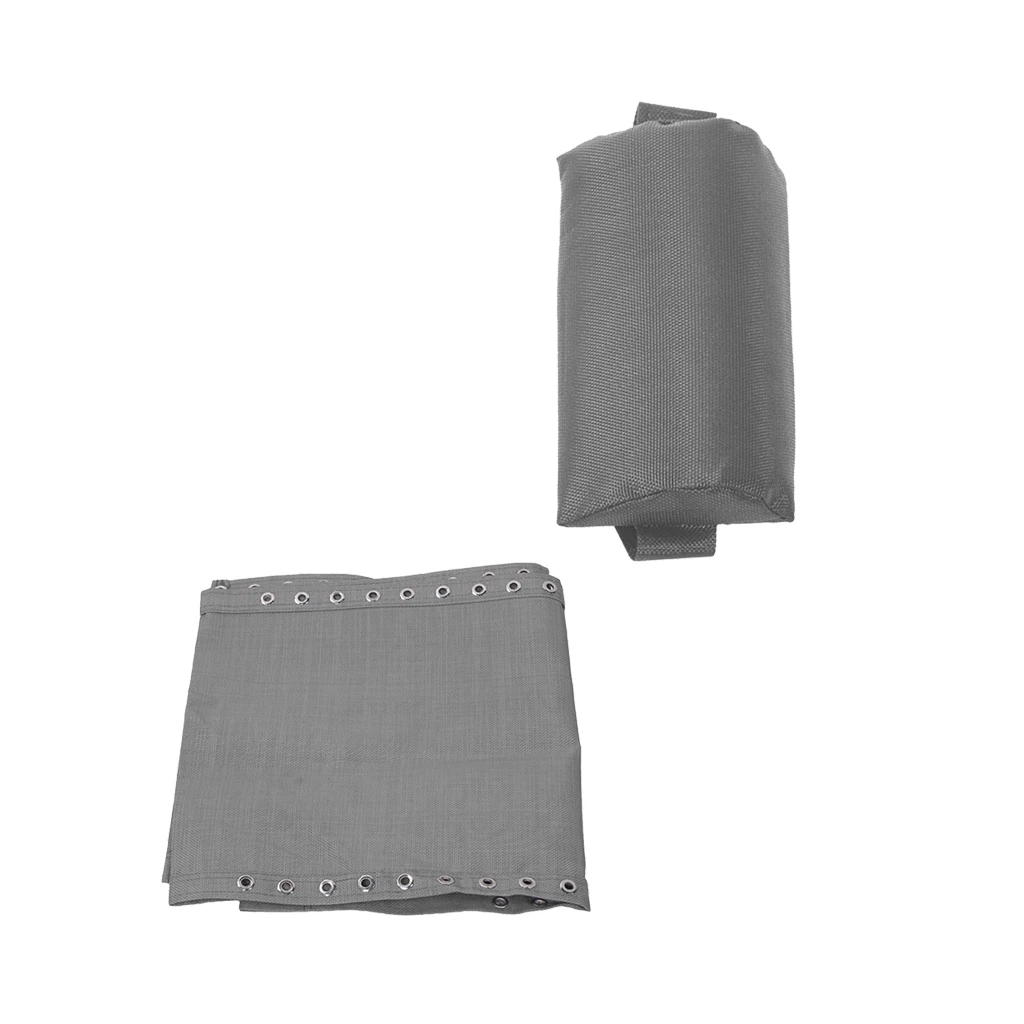 Grey Headrest Head Cushion Pillow &Recliner Cloth for Patio Folding Sling Back Chairs for Camping, Patio