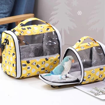 Warm Pet Bird Carrier Lightweight Parrot Cage Portable With Plush Sugar Glider Backpack Hamster Bag For.jpg