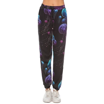 

Jellyfish 3D Print Female Leggings Fashion High Waist Leggings Women Fitness Pants Female Leggins Bigsweety Hot Sale Ropa Mujer