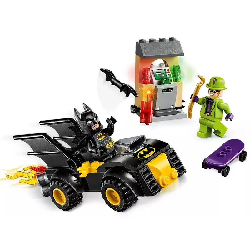 

71pcs Marvel Batman Vs. The Riddler Robbery Compatible Legoingly Batman 76137 Building Blocks Toys for Children Christmas Gift