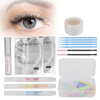 

Eyelash Perm Kit Professional Mild Eyelash Curling Perming Tools Set for Salon Home Use Individual Makeup Tool Beauty Comestic