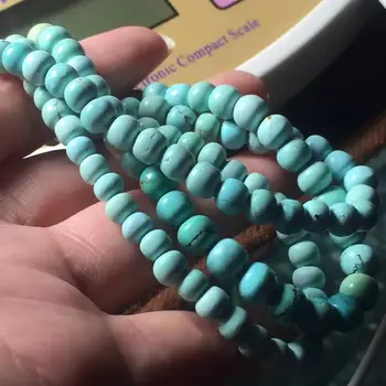 

the best Natural ore high porcelain pure blue 5.5mm 108 beads style round beads bracelet Hubei, China. Women's high jewelry