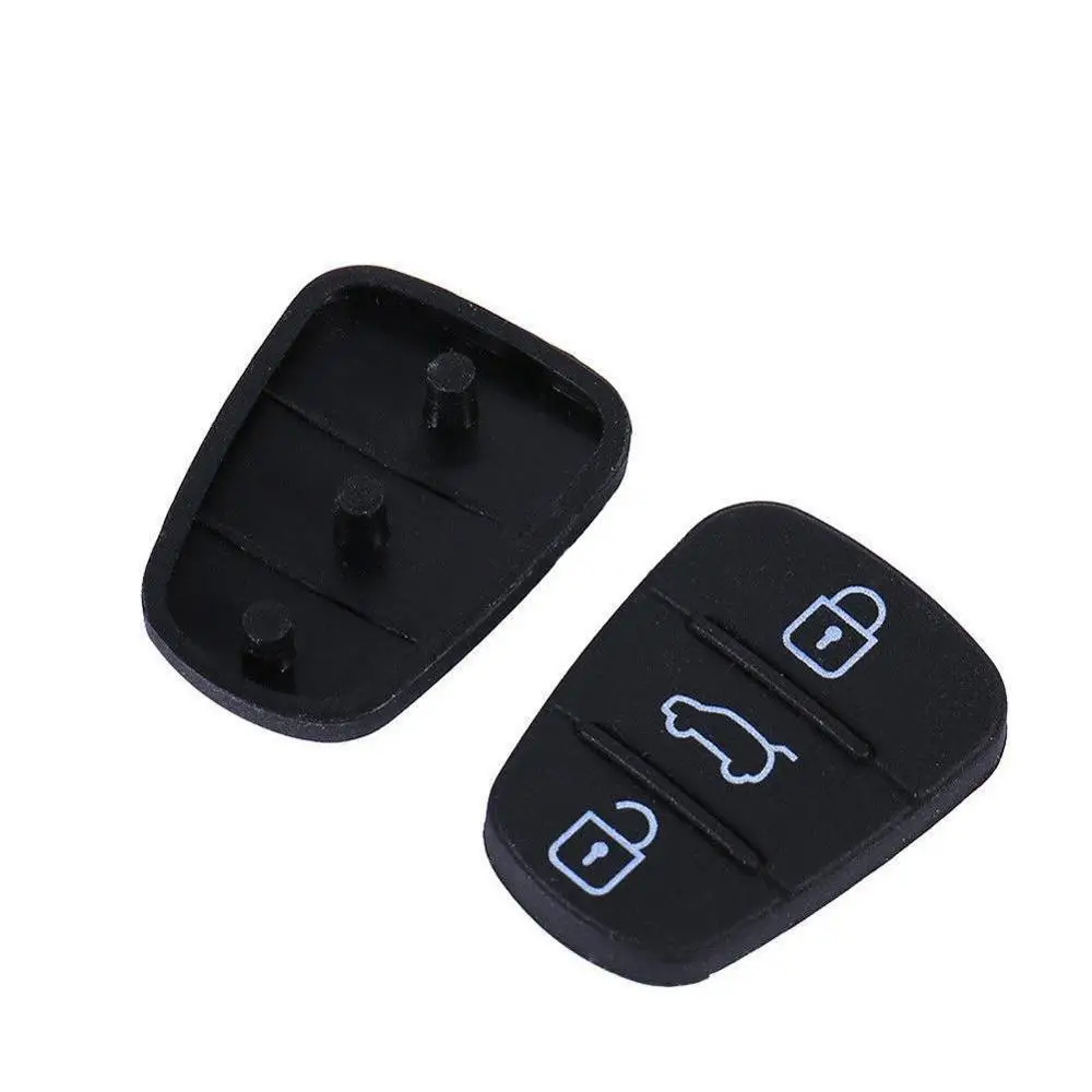 Новая замена резиновая накладка 3 кнопки флип корпус автомобильного ключа дистанционного управления для hyundai I30 IX35 Kia K2 K5 чехол для ключа