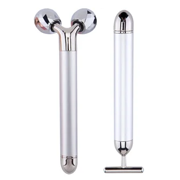 

2 In 1 Eye Nose Lifting Massage Tool Vibration Firming Face Roller Skin Tightening Electric Anti Wrinkles Bar Slimming Portable