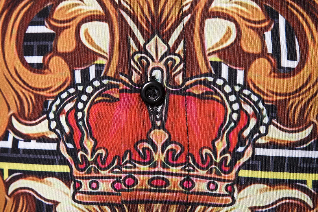 Top men shirt men men s shirts fashion casual shirts printed shirts men s lapel shirts 5