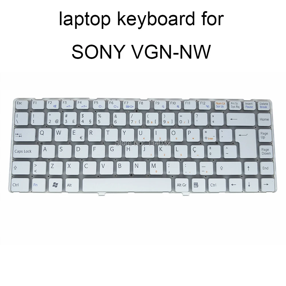 Сменные клавиатуры для Sony VAIO VGNNW VGN NW PO португальский SP Испанский ES раскладка