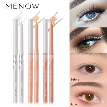 

Multi-Purpose Makeup Pen White Eyeliner Eye Shadow Liner Concealer Lower Rotatable Automatic Core Waterproof Eyelid Pen TSLM1